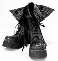 2501-BO06 Chrome Platform Boots/ SPC