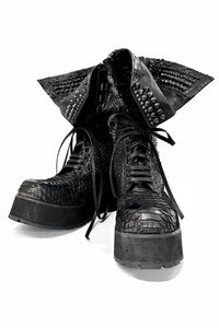 2501-BO06 Chrome Platform Boots/ SPC