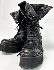 2501-BO06 Chrome Platform Boots/ SPC