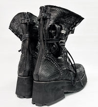 2501-BO06 Chrome Platform Boots/ SPC