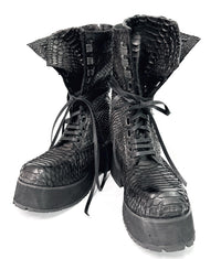2501-BO06 Chrome Platform Boots/ SPC
