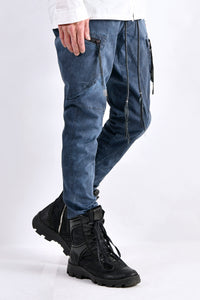 2102-PT02A Double Pocket Twill Pants 03 Navy