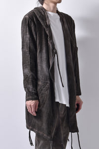 2102-TP04A Hooded Gauze CD / LS Brown