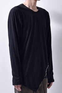 2102-CT02/LS Slash Cut 04 / LS Black