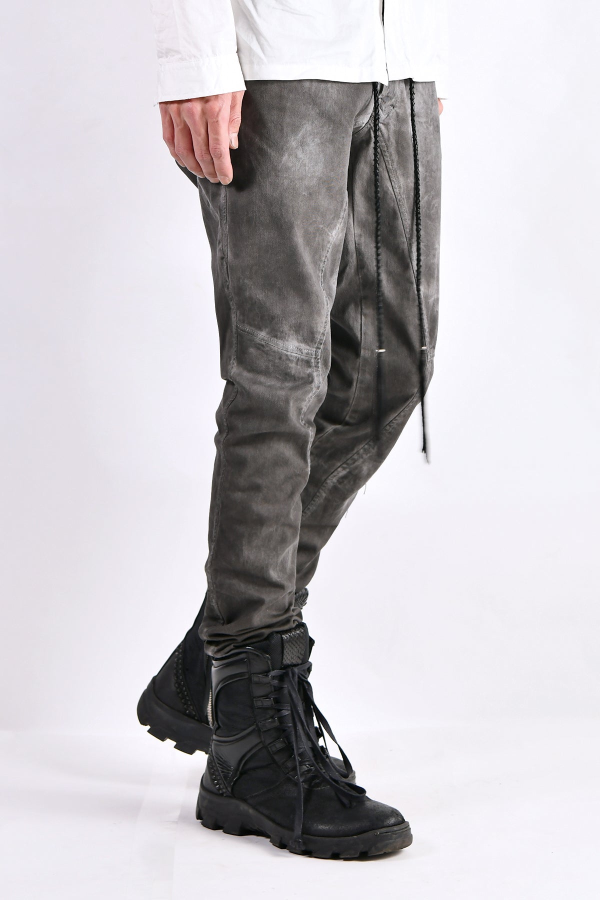 2102-PT01A Stretch Twill Pants 03 Charcoal