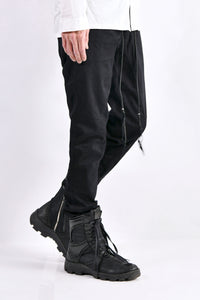 2102-PT01A Stretch Twill Pants 03 Black
