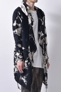 2102-TP04B Hooded Tie Dye Gauze CD / LS