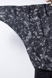 2202-TP05 Flake Discharged Dolman Top