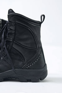 1801-BO08 Black Metal Sneaker 03