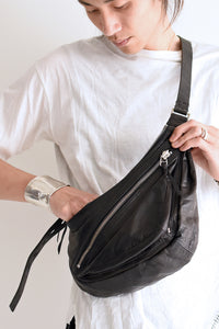 1901-BG02 Double Zip Shoulder Bag