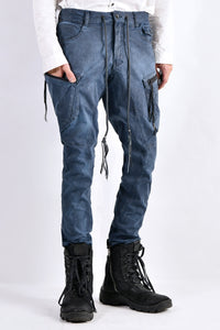 2102-PT02A Double Pocket Twill Pants 03 Navy