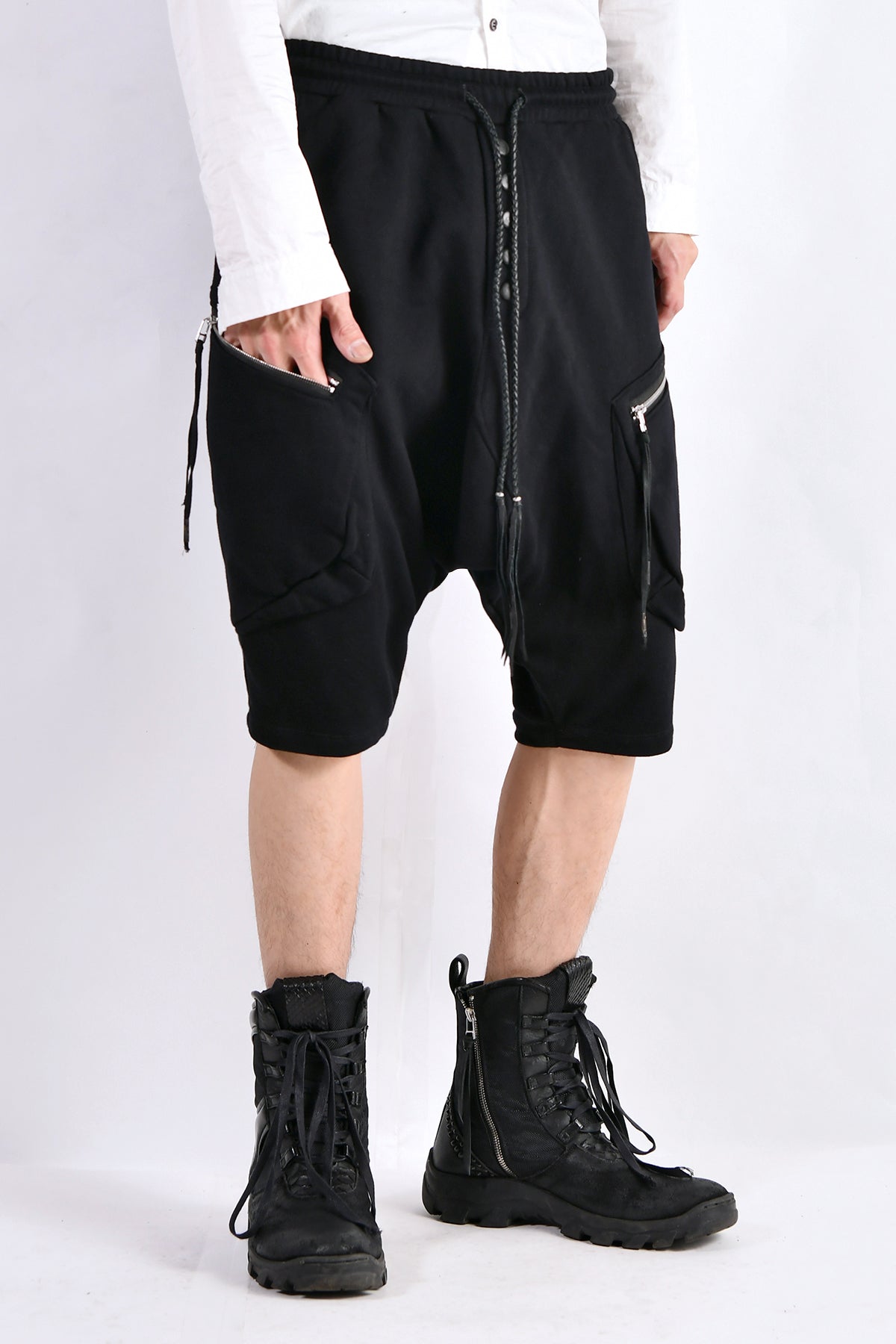 2102-PT04 Fleece Double Pocket Shorts