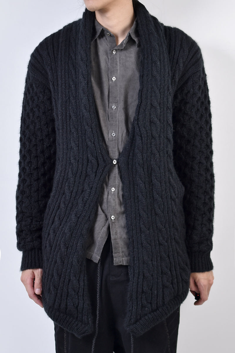 2002-KT02 Cable Combi Mohair CD Black