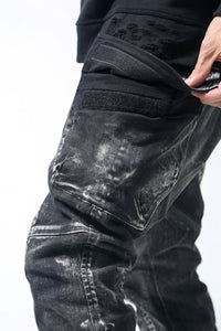 1902-PT06A Discharged Double Flap Pants