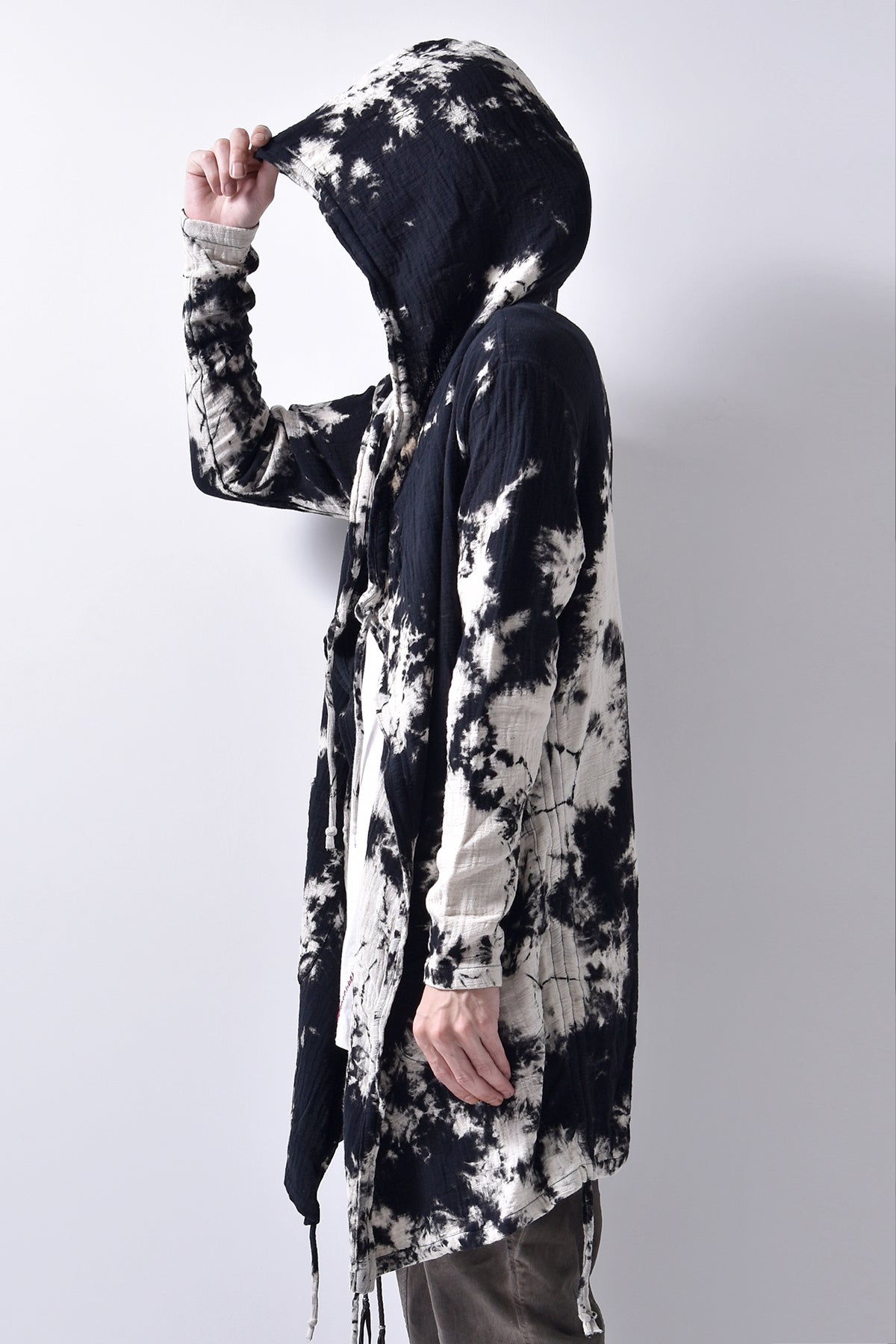 2102-TP04B Hooded Tie Dye Gauze CD / LS