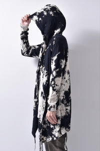 2102-TP04B Hooded Tie Dye Gauze CD / LS