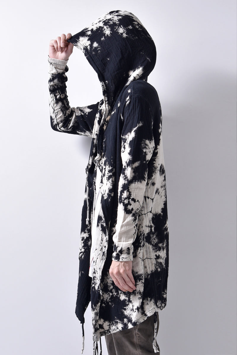 2102-TP04B Hooded Tie Dye Gauze CD / LS