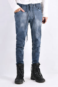 2102-PT01A Stretch Twill Pants 03 Navy