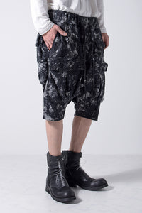 2202-PT06B Flake Discharged Cargo Shorts
