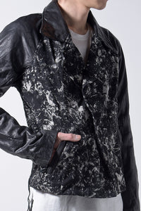 2202-JK06 Flake Discharged Jacket