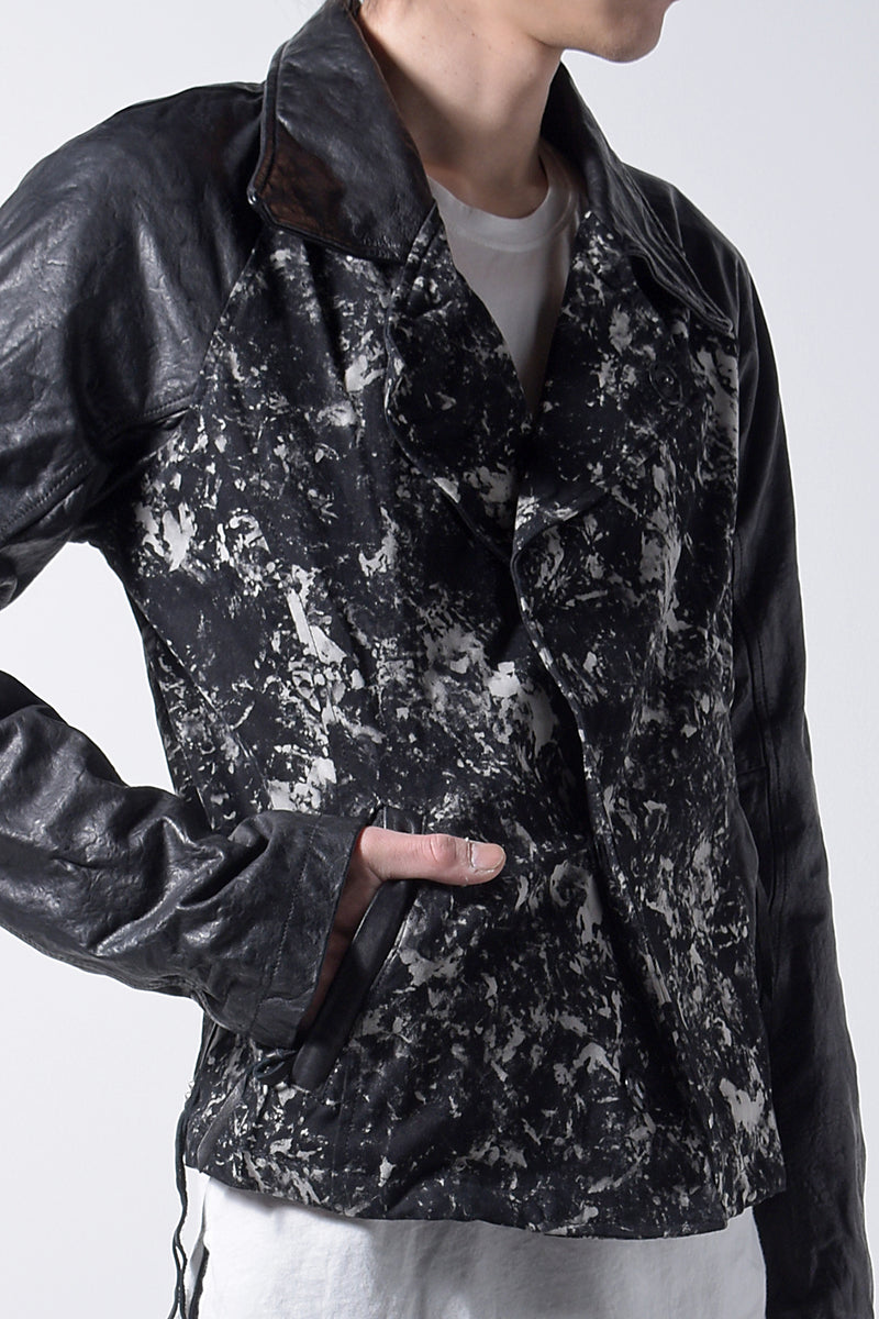 2202-JK06 Flake Discharged Jacket