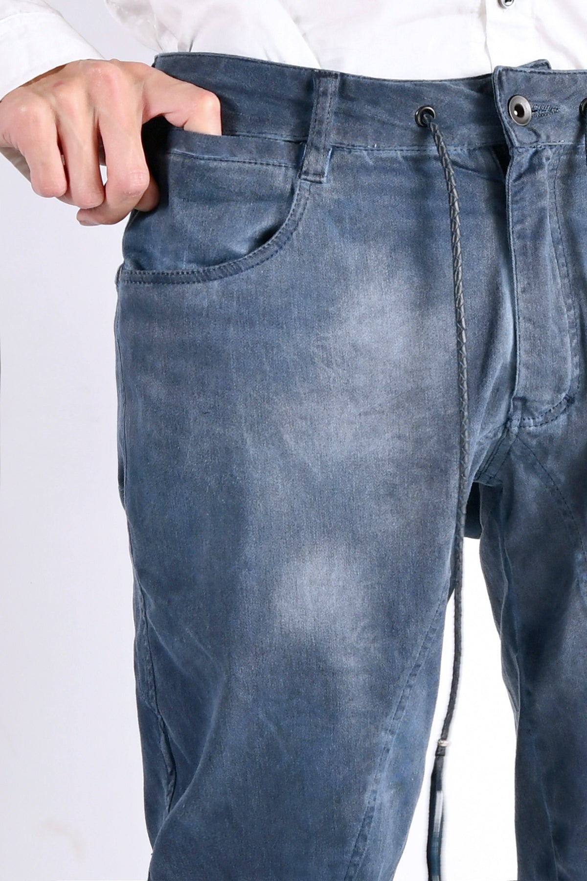 2102-PT01A Stretch Twill Pants 03 Navy