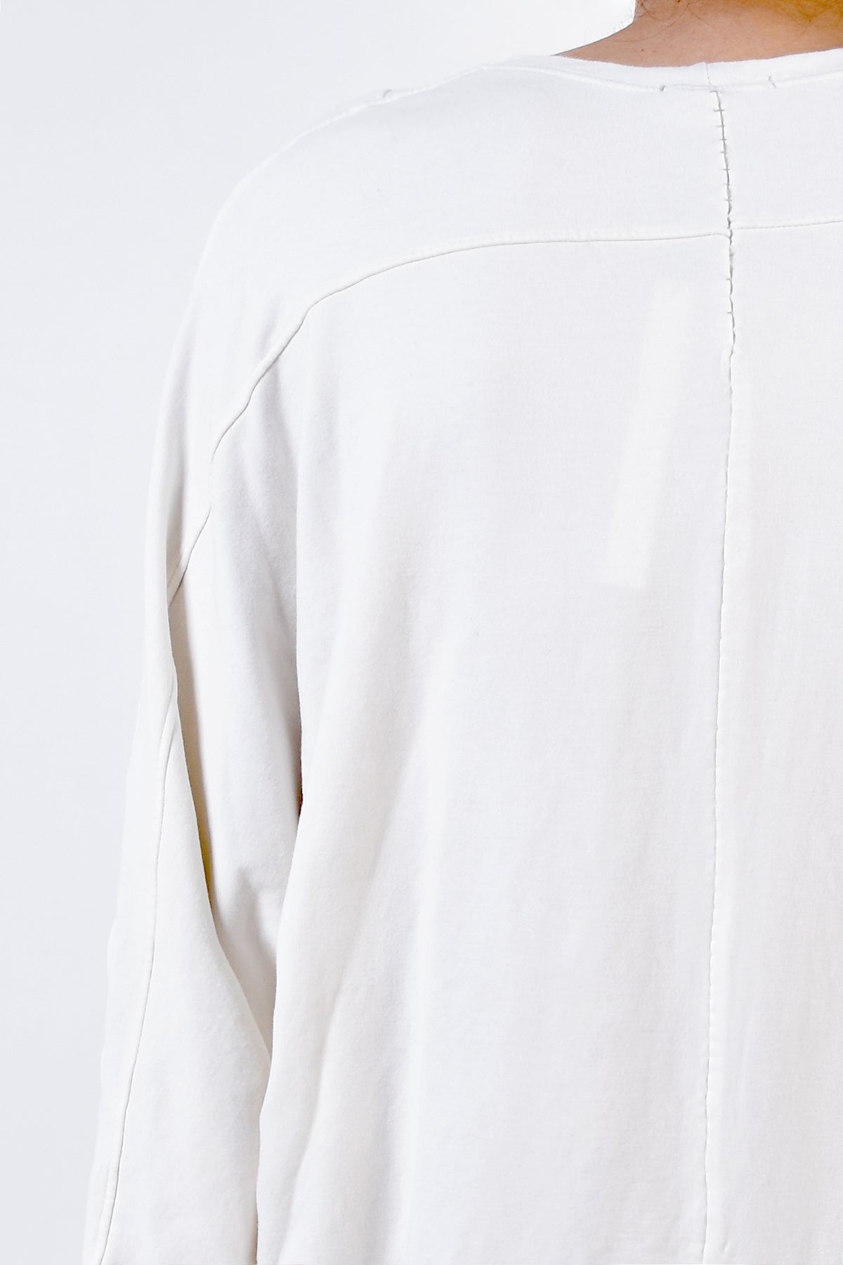 2002-TP04A Splash Bamboo Dolman Pullover White