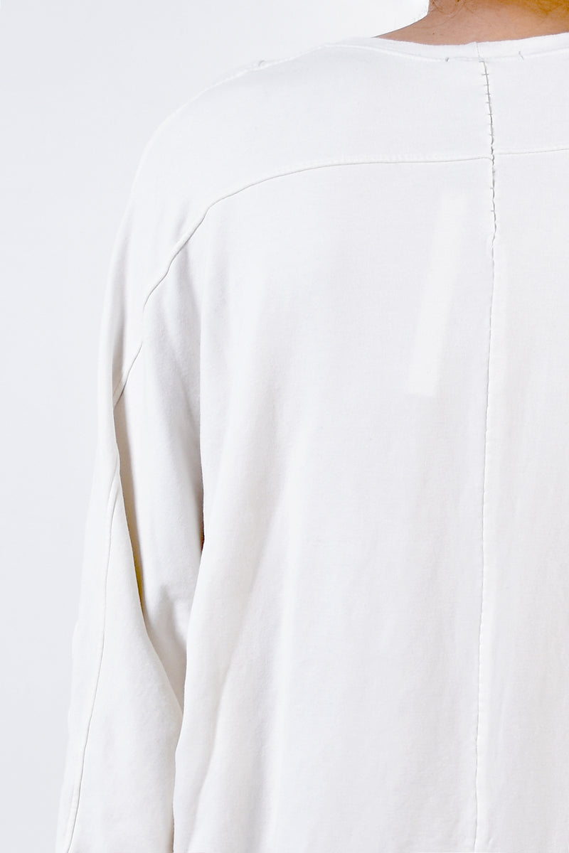 2002-TP04A Splash Bamboo Dolman Pullover White