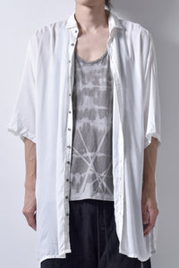 2101-SH05 Stealth Rayon Lazy Shirt_White