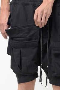 2301-PT07 Stretch Sweat Cargo Shorts