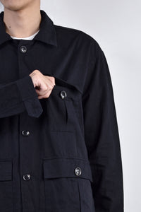 2002-SH07B Splash Field Shirt Black