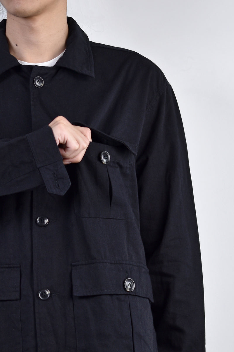 2002-SH07B Splash Field Shirt Black