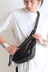 1901-BG02 Double Zip Shoulder Bag