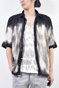 2101-SH04C Discharged Crepe Cotton Slim Shirt 02