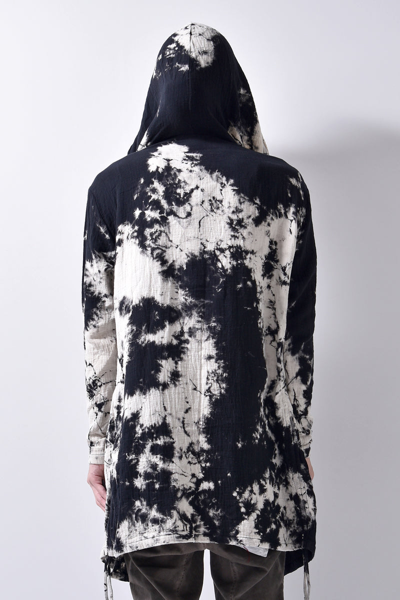2102-TP04B Hooded Tie Dye Gauze CD / LS