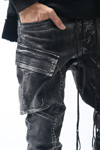 1902-PT06A Discharged Double Flap Pants