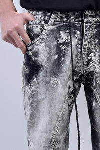 2101-PT01B Discharged Stretch Twill Pants 01