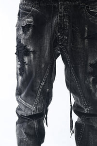 1902-PT06B Discharged Crush Pants