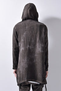 2102-TP04A Hooded Gauze CD / LS Brown