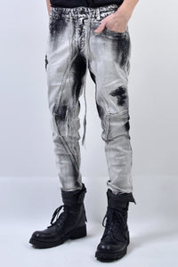 2101-PT01C Discharged Stretch Twill Pants 02