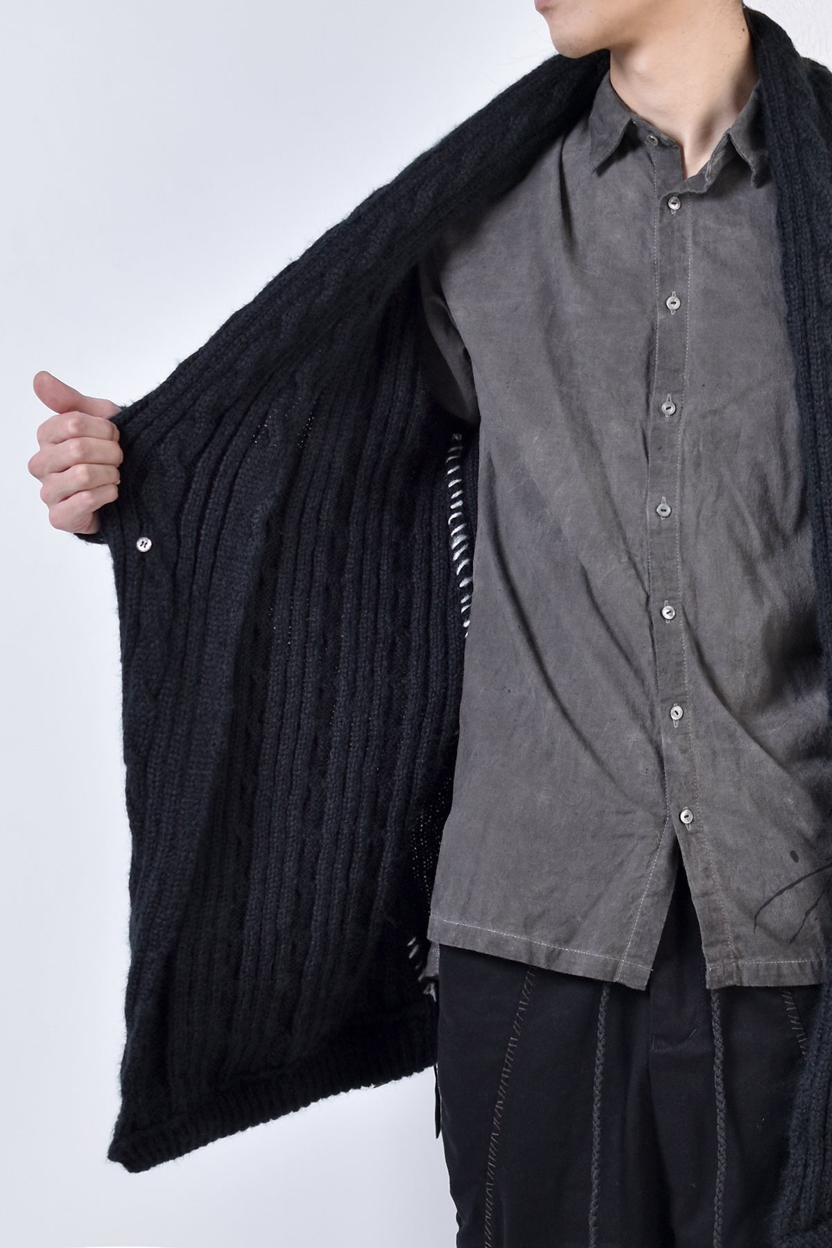 2002-KT02 Cable Combi Mohair CD Black