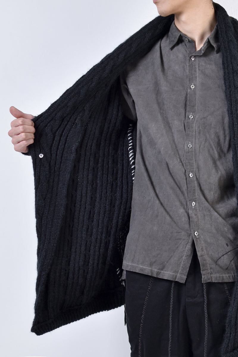 2002-KT02 Cable Combi Mohair CD Black