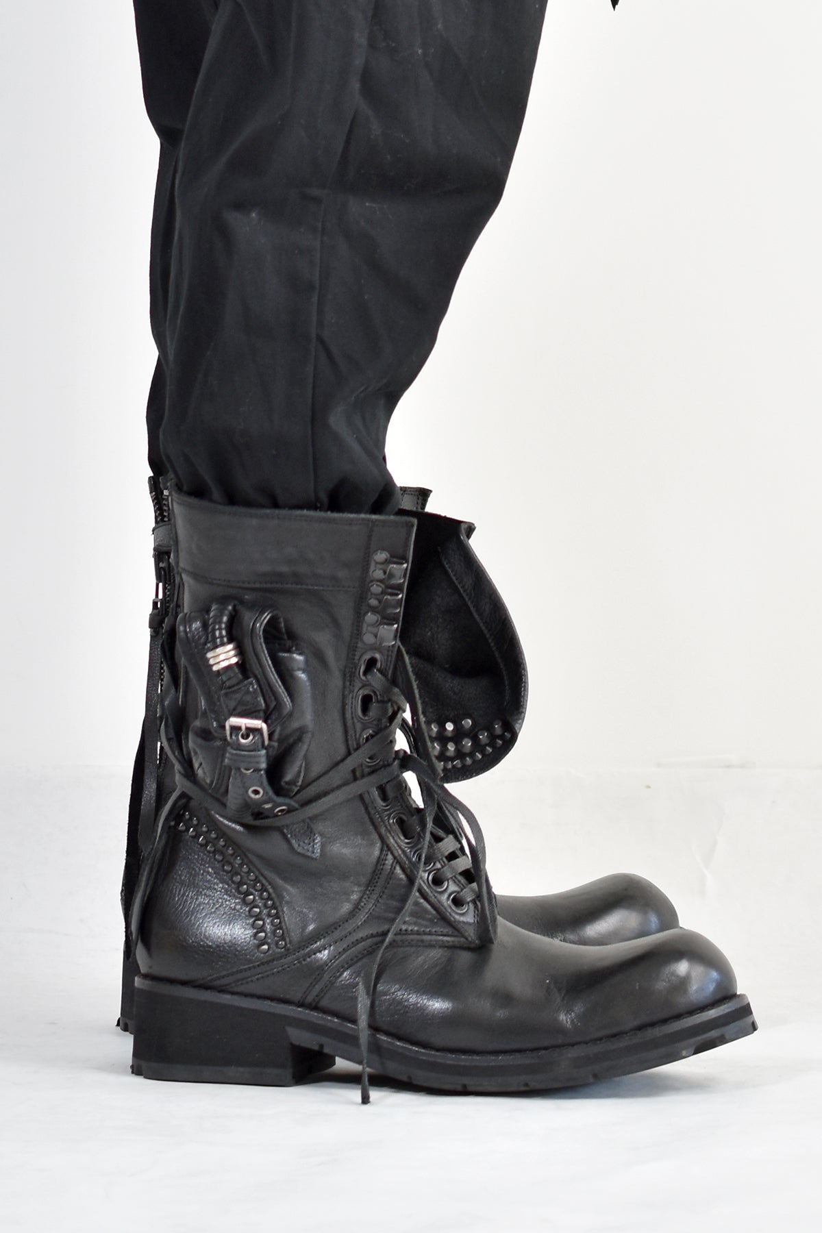 1602-BO07 Chrome Boots 10