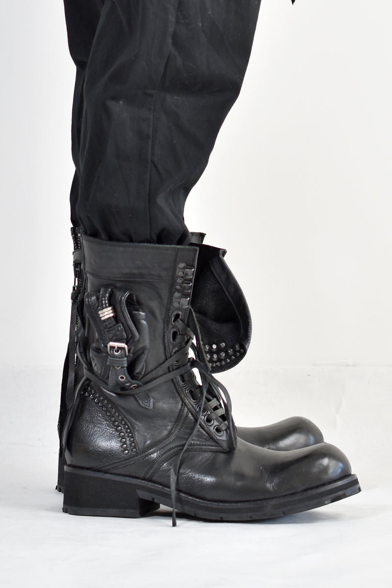1602-BO07 Chrome Boots 10