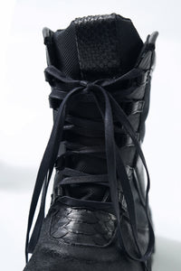 1801-BO08 Black Metal Sneaker 03