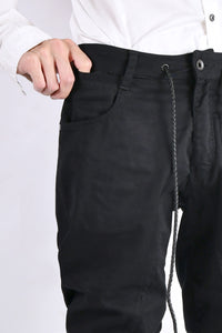 2102-PT01A Stretch Twill Pants 03 Black