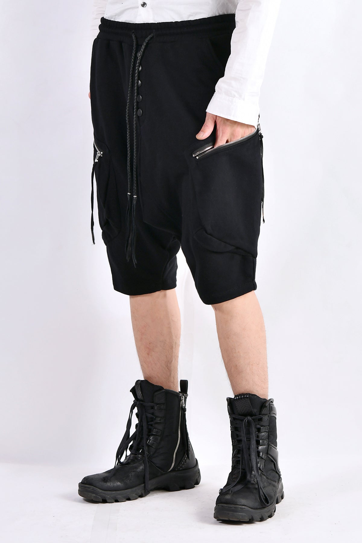 2102-PT04 Fleece Double Pocket Shorts