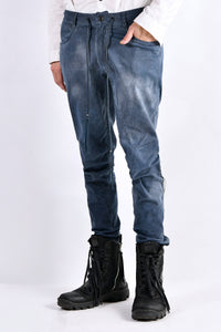 2102-PT01A Stretch Twill Pants 03 Navy