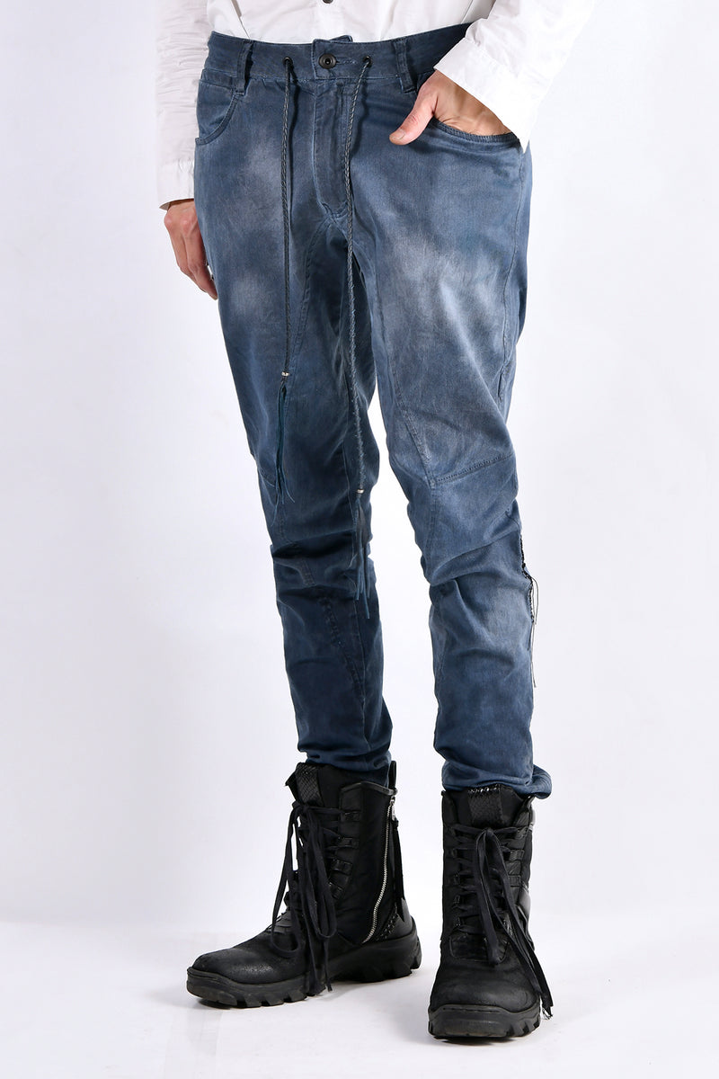 2102-PT01A Stretch Twill Pants 03 Navy