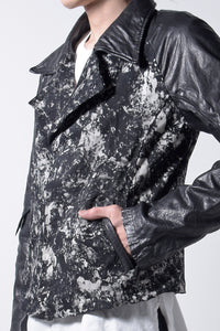 2202-JK06 Flake Discharged Jacket